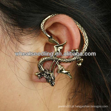 Venda Por Atacado Unique Vintage Dragon Design Ear Cuff Jóias EC61